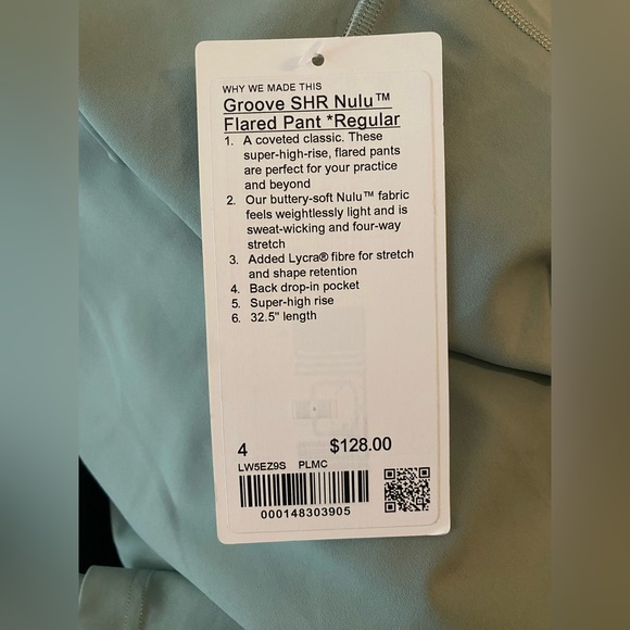 Lululemon Groove Flared Pants Regular NWT - Picture 10 of 13